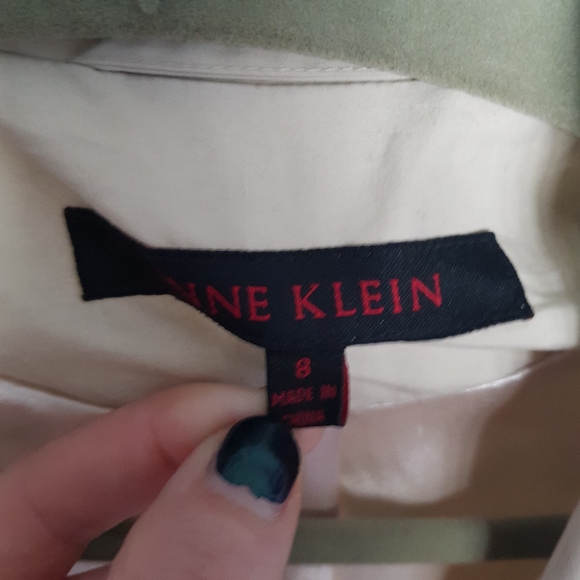 Anne Klein sz 8 Tan Trench Coat - Picture 3 of 4